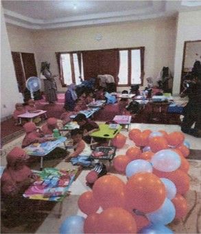 berpartisipasi dalam lomba mewarnai di open house taud saqu arinal haq